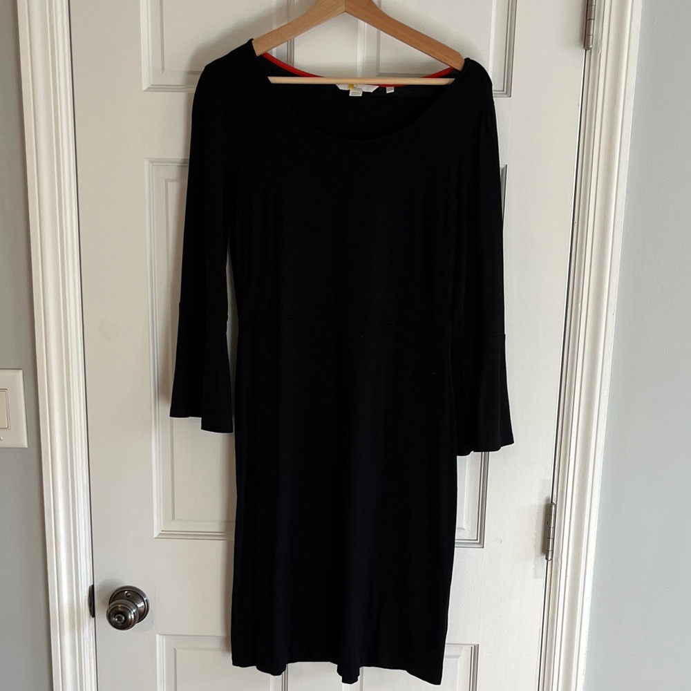 Boden Classic Black Long Sleeve Dress